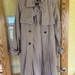 Ann Taylor Beige Trench Coat/Jacket